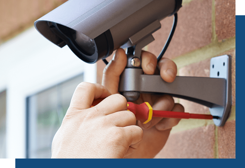 Security camera installation