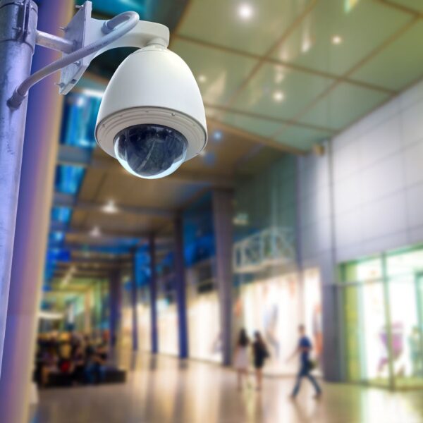camera in a shopping mall
