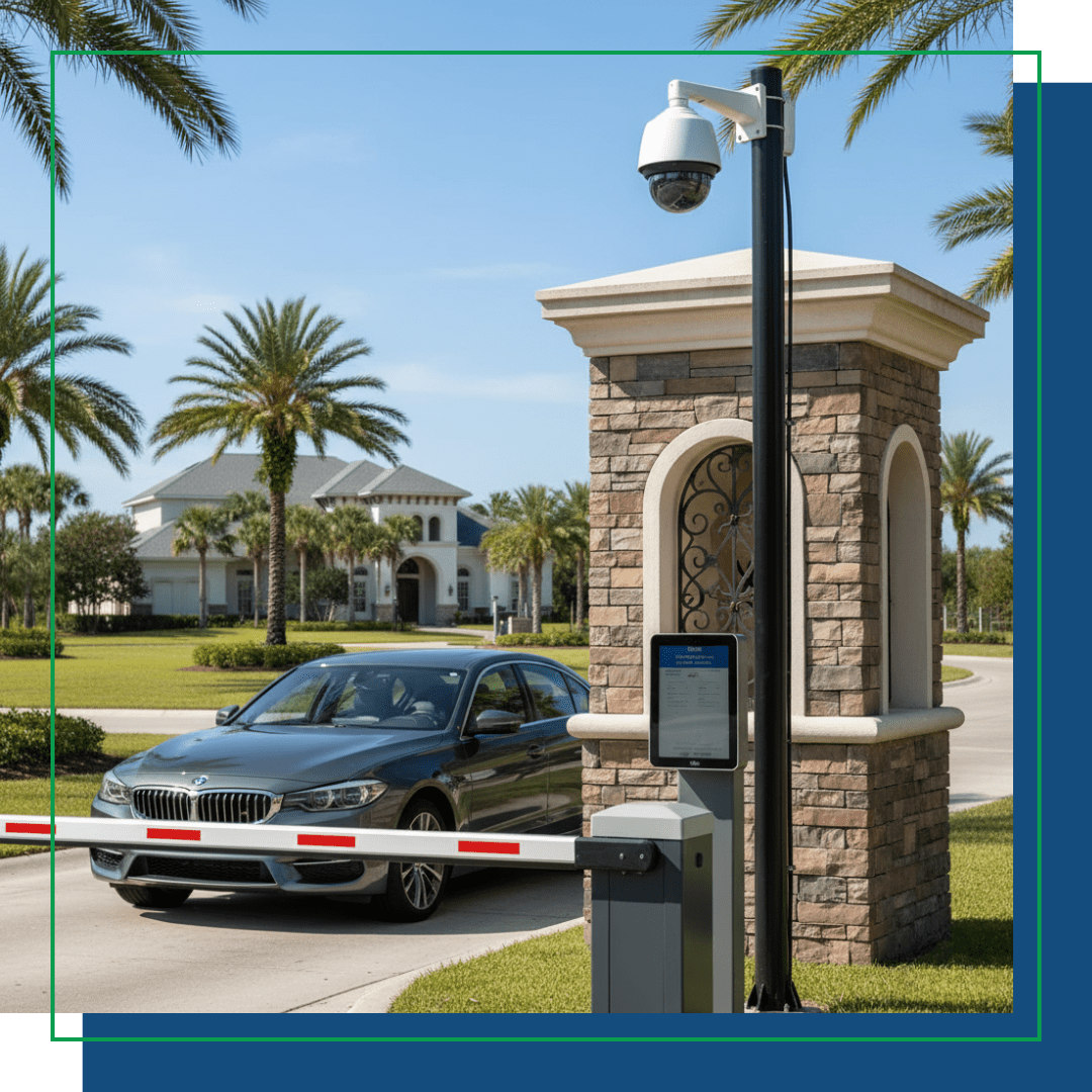 gated community with security