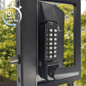 BL3430 ECP Metal gate lock with back to back free turning lever ECP keypads, 2 9/16″ – 3 1/8″ latchbolt