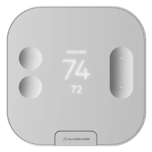 Alarm.com Smart Thermostat with Capacitive Touch Display