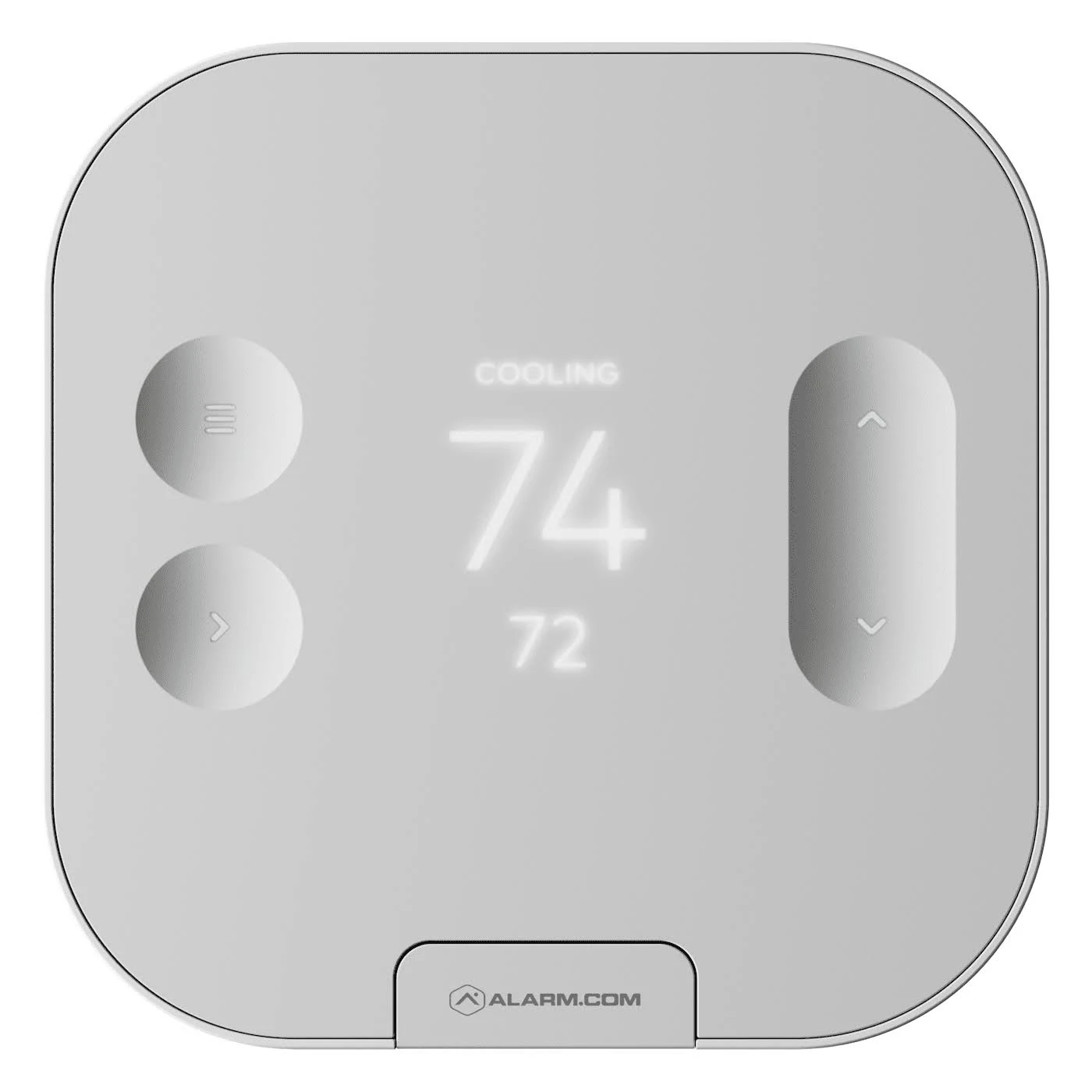Alarm.com Smart Thermostat with Capacitive Touch Display